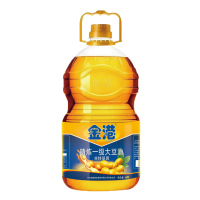 【金港】丹东非转精炼一级大豆油4升 非转基因精炼食用油 4l 源产东北辽宁丹东