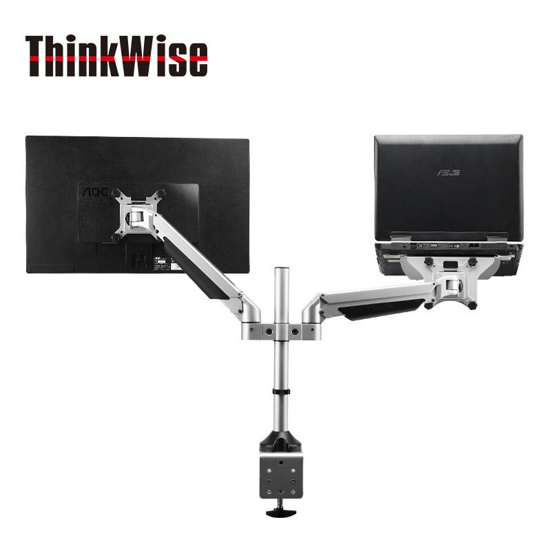慧想(Thinkwise) 显示器支架 双屏气压支架 万向旋转升降 BS201