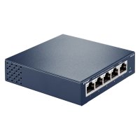 FAST迅捷FSG105 5口全千兆交换机 1000M网络监控钢壳4口五口分线器网线宿舍交换器家用分流器可USB供电集线
