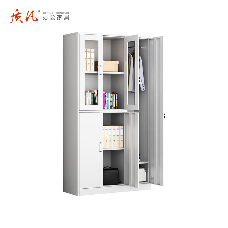 质凡五门更衣柜储物柜带锁多门柜/ZF-GYG011/970*420*1800高清大图