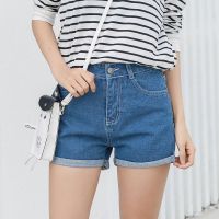 牛仔短裤女夏2018新款阔腿高腰韩版宽松显瘦学生热裤破洞白色百搭
