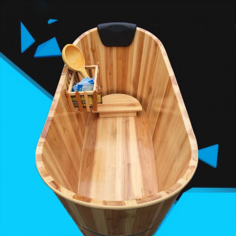 加厚泡澡木桶成人沐浴桶木质洗澡桶家用浴缸桑拿浴盆