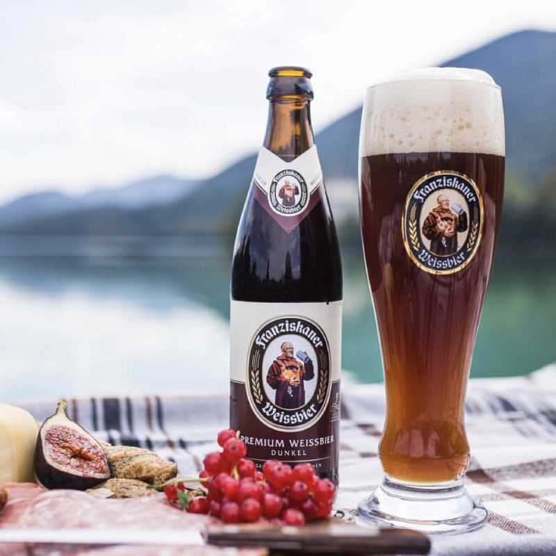 德国进口啤酒franziskaner范佳乐教士小麦啤酒450ml