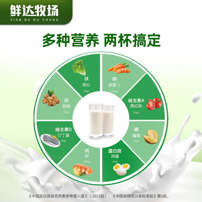 鲜达牧场 肉苁蓉奶粉(400g*2)高清大图