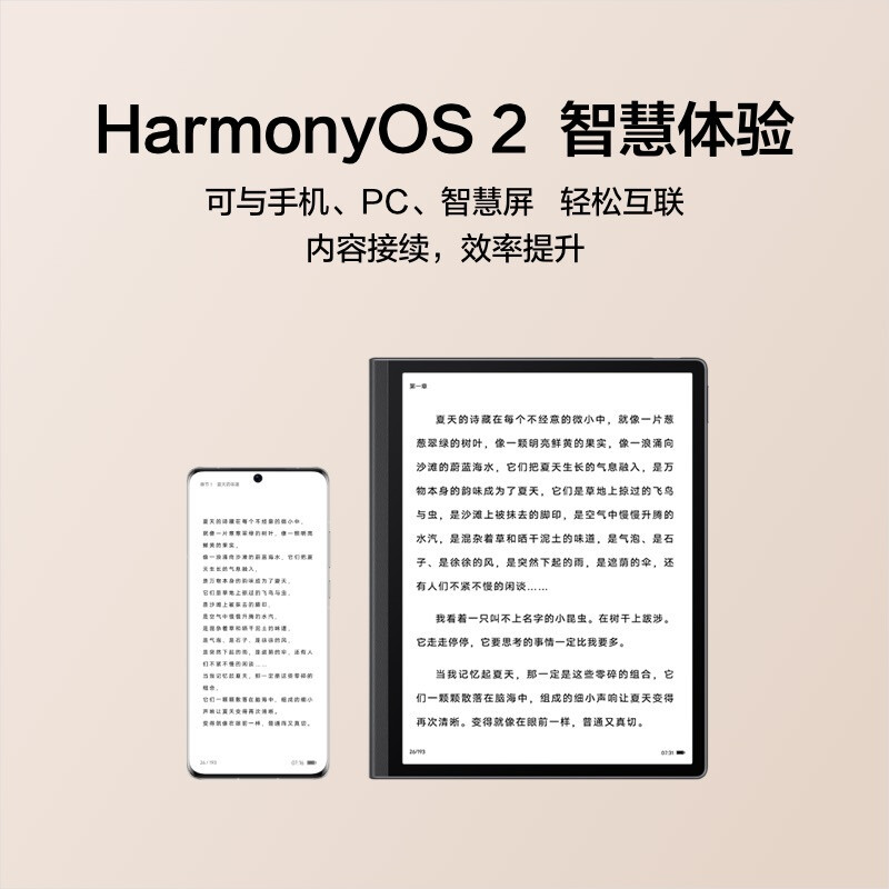 [原封]华为墨水屏 MatePad Paper 6GB+128GB 锦白 WiFi 电纸书 10.3英寸 电纸书阅读器 电子书电子笔记本高清大图