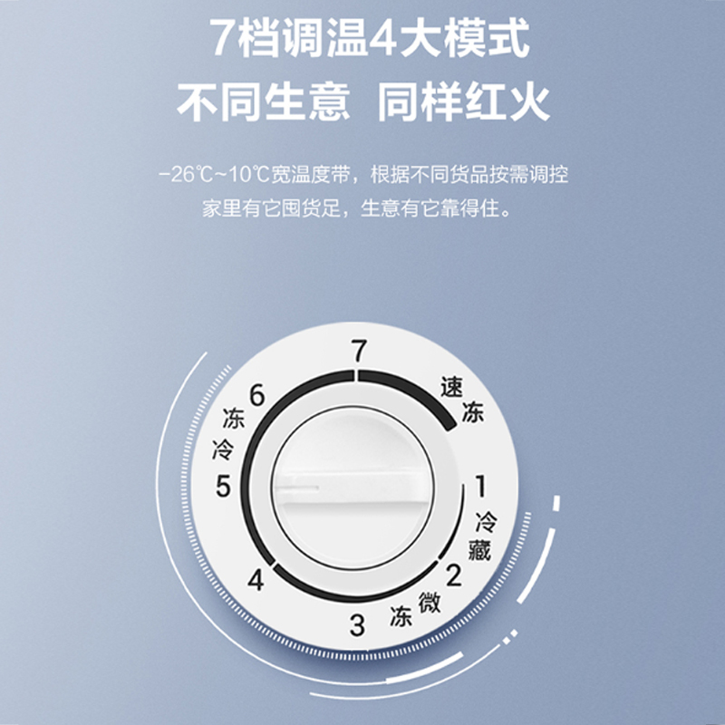海尔(Haier)300升家用卧式冰柜 冷柜 减霜80% BC/BD-300GHD[02]