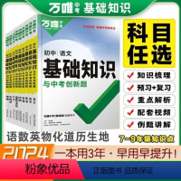 [套♥装]语文+数学+英语 初中通用 [正版]万唯中考基础知识与创新题2024物理化学数学语文英语政治历史地理九年级中考