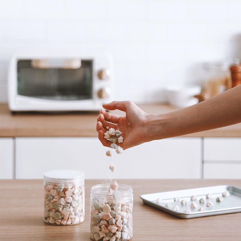 妖怪迷你电烤箱家用多功能全自动烘焙蛋糕台式小型烤箱10L图片