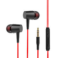 轻万FM-10手机耳机入耳式3.5mm有线降噪隔音K歌音乐吃鸡游戏耳麦网课电脑办公适用苹果vivo华为oppo手机通用