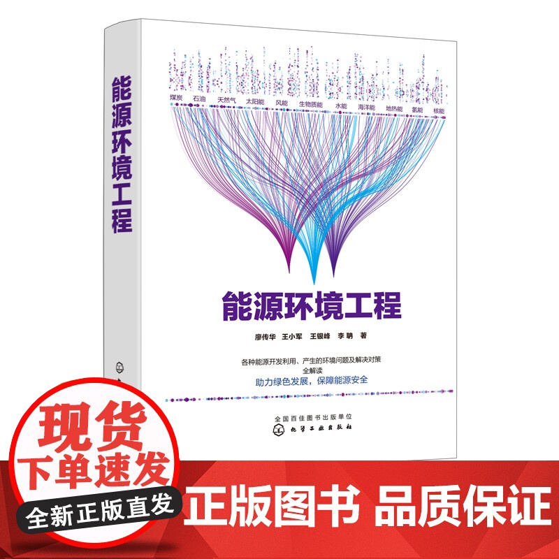能源环境工程 廖传华 王小军 可再生能源开采和利用方式技术方法工艺过程及主要设备书籍 煤炭石油太阳能风能生物质能新能源技高清大图