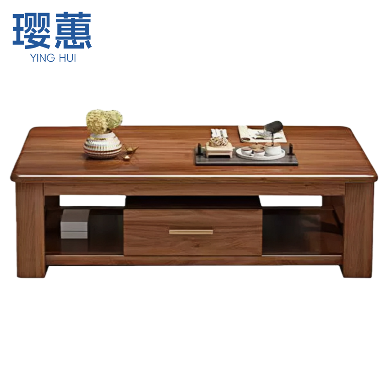 璎蕙 实木茶几130cm 个高清大图