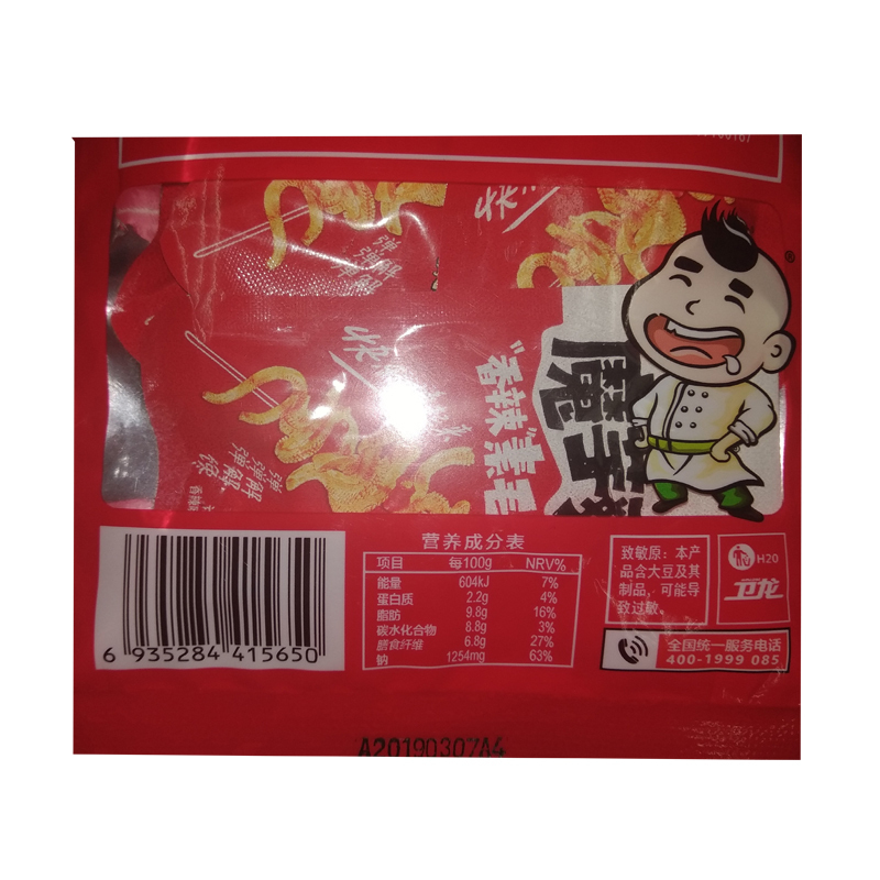 卫龙 魔芋爽 香辣素毛肚 50克