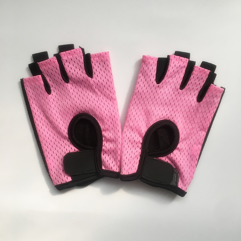 黑色s弹力半指手套女士露指半截防晒薄手套短款夏天开车