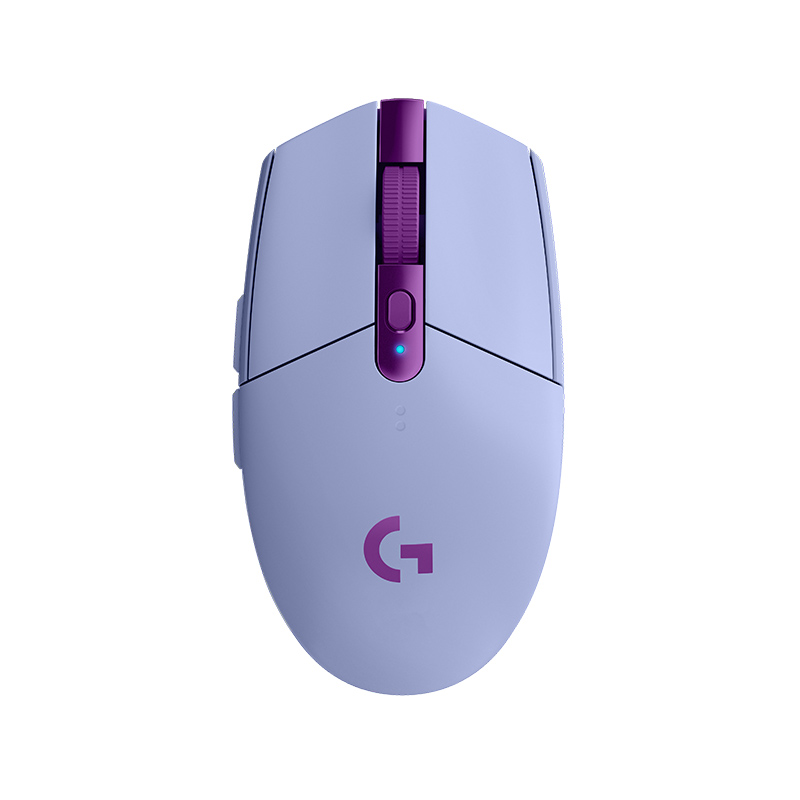 罗技(Logitech)G304电竞游戏无线鼠标USB接收台式机笔记本电脑通用正品原装便携绝地求生神器吃鸡宏APEX紫色高清大图