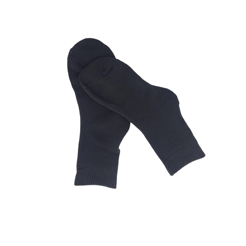 骏捷诺毛圈防寒袜子黑色加厚 均码/双高清大图