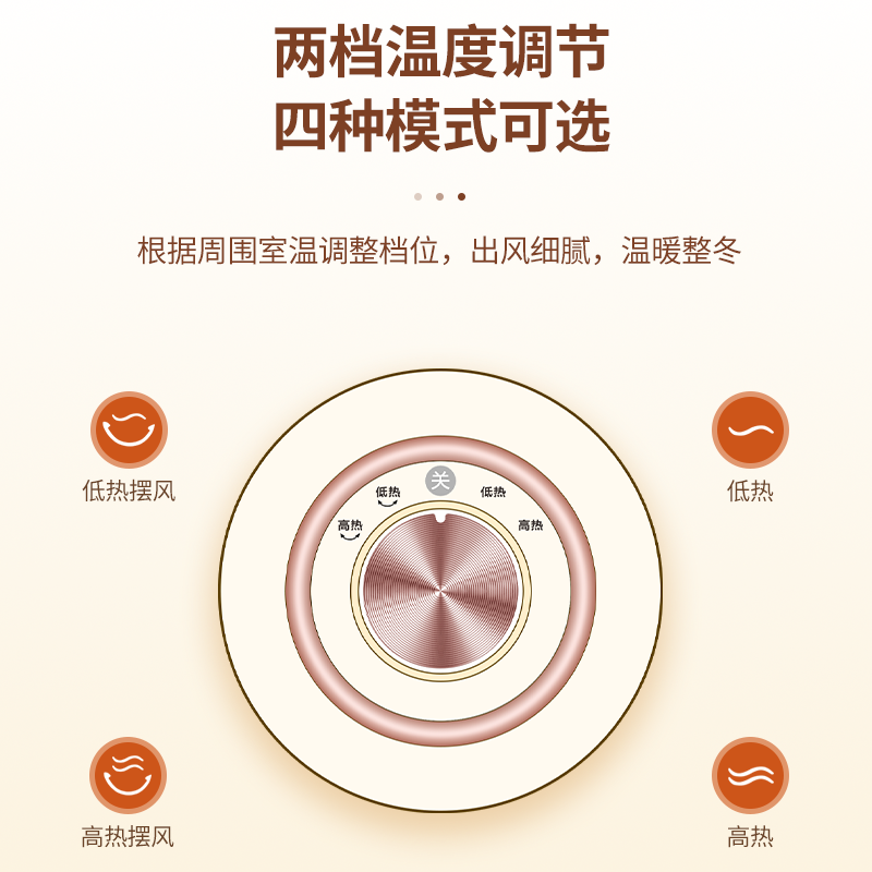 美菱(MeiLing)取暖器石墨烯PTC陶瓷加热家用暖风机立式取暖神器电暖风热风机电暖气节能速热电暖器卧室MPN-T3高清大图