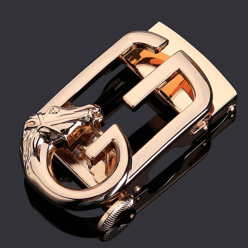 盛世尼曼男士扣皮带头皮带夹子卡头配件合金腰带卡扣有牙35cm扣头