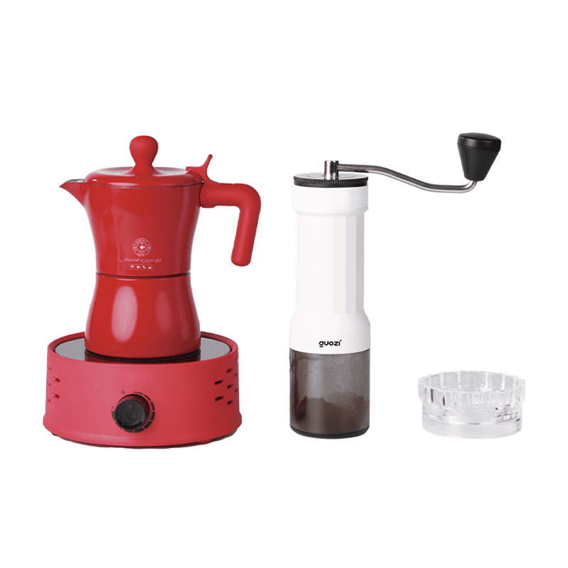 果兹摩卡壶套装精致简约漫时光礼盒装GZ-F04(颜色随机)