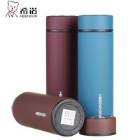 希诺XN-5613 保温杯带茶网高档磨砂水杯男女士车载不锈钢茶杯