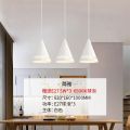雷士照明餐吊灯EDCS8373简约餐吊灯 【简雅】配5瓦白光灯泡X3-壁控