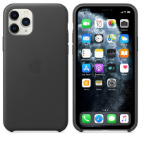 苹果Apple 原装iPhone 11 Pro 皮革保护壳 手机壳 黑色