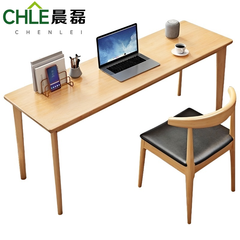 晨磊 实木书桌椅 180*55*75cm 套高清大图