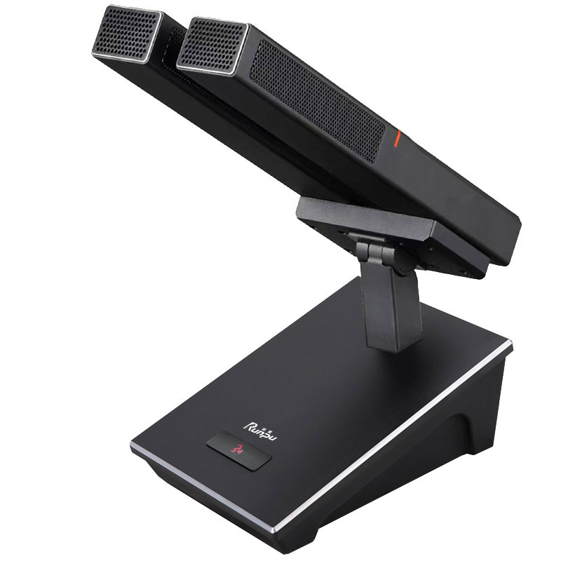 润普Runpu 会议音频扩声手拉手系统RP-YS6665S 专业有线手拉手麦克风双杆会议话筒桌面鹅颈麦一拖十六高清大图