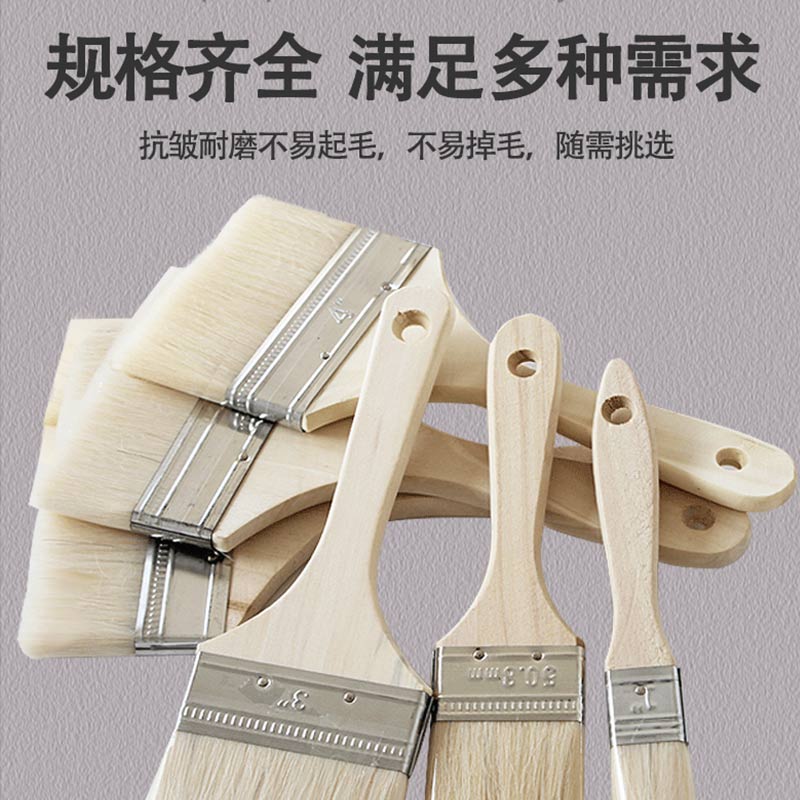 艾比药粉刷软毛小刷子羊毛刷1寸高清大图