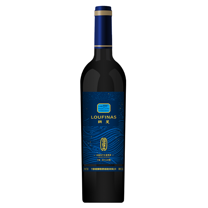 宁夏产区朗斐(LOUFINAS) 国耀88 干红葡萄酒单支正品珍藏酒类 750ml*1