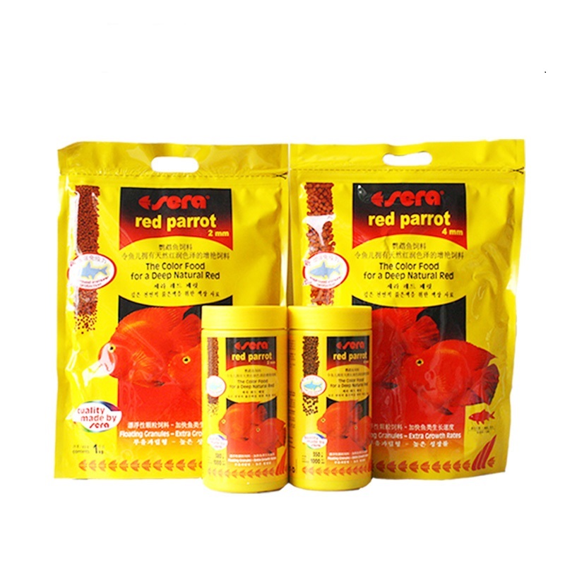 德国血鹦鹉鱼饲料红元宝鱼饲料发财鱼饲料地图鱼增艳鱼食鱼粮高清大图