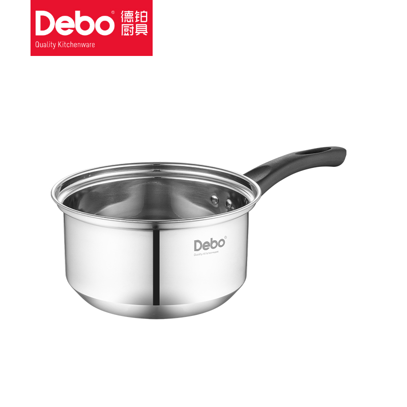 德铂(Debo) 贝弗莉婴儿辅食锅奶锅 蒸锅宝宝婴儿辅食锅热牛奶泡面小奶锅汤18cm DEP-747高清大图