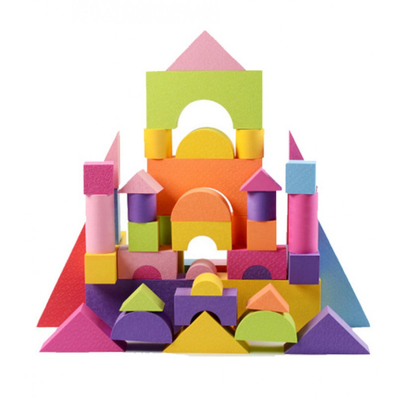 儿童软体海绵积木玩具大号婴儿可啃咬拼装超大幼儿园泡沫砖头大型