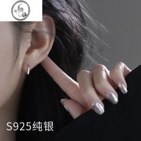 JiMi999银银耳钉女养耳洞2023年新款潮冷淡风高级感耳圈水滴耳环耳饰 水滴耳环925纯银一对