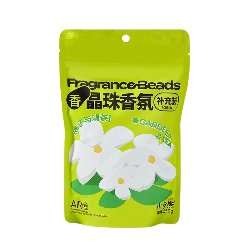 小仓熊晶珠香氛 栀子与清茶香 袋装250g