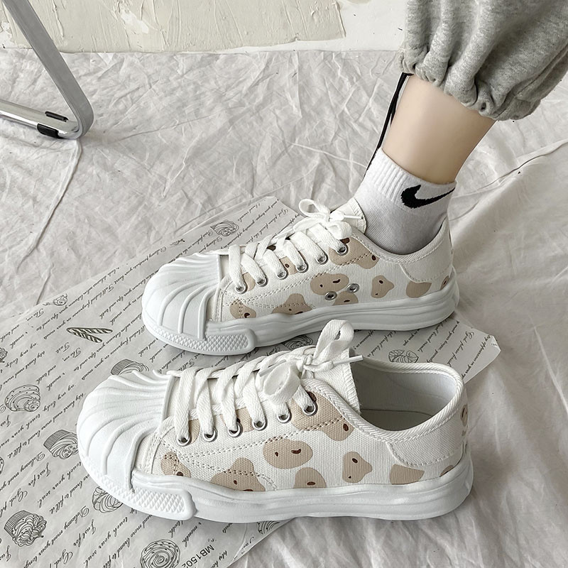 枫述蝶欣微小白鞋女鞋子2022新款春夏季百搭运动网面透气运动板鞋潮鞋懒人鞋