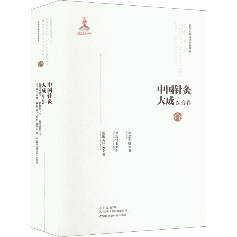 [M]中国针灸大成 综合卷 琼瑶发明神书 徐氏针灸大全 杨敬斋针灸全书-9787571017170高清大图