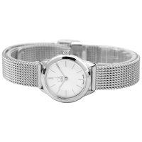 卡尔文·克莱恩(Calvin Klein)ck手表 MINIMAL系列 金属编织带 女士 休闲手表 石英表K3M2312