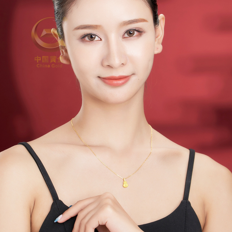 中国黄金如意葫芦吊坠