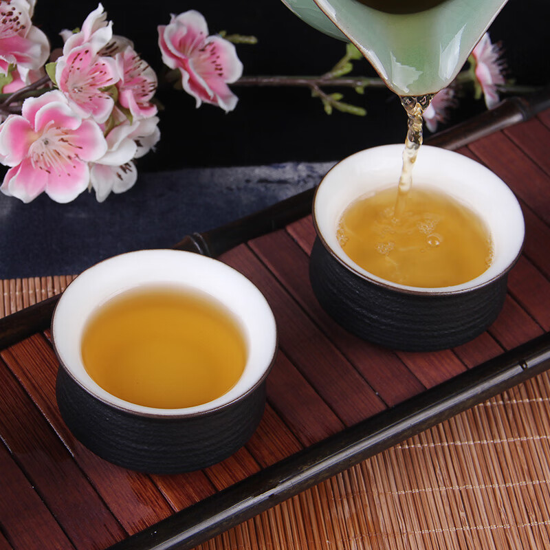 忆江南 茶叶茉莉花茶清新香茶绿茶花草代用茶 200g一级茉莉花茶塑盒高清大图