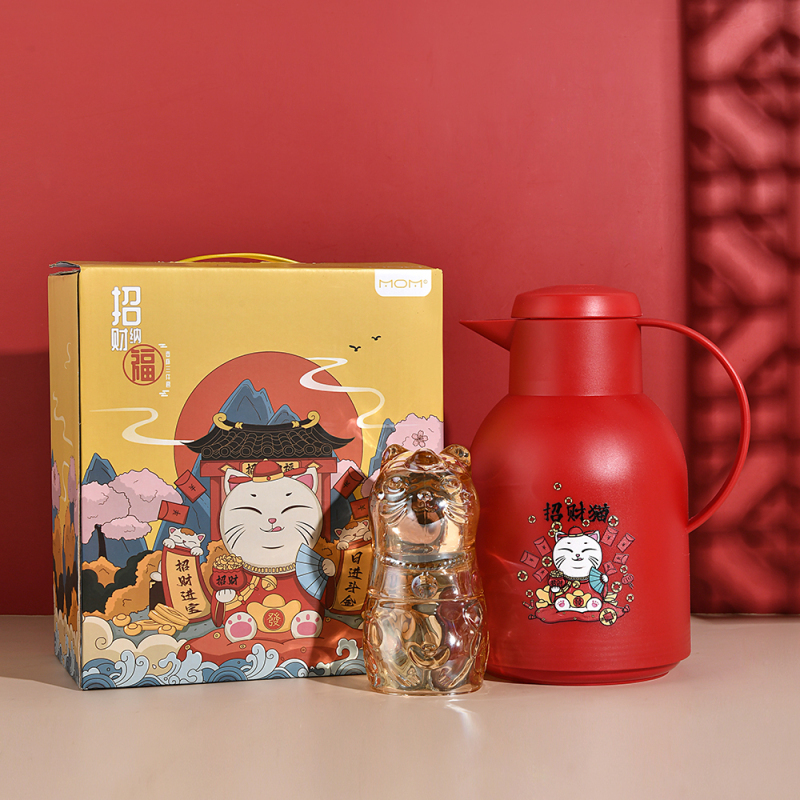 山重山(MOM) 招财纳福壶杯三件套6003