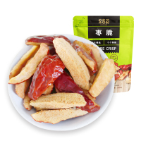 事农果密码系列雪枣脆枣片骏枣脆208g(休闲零食)
