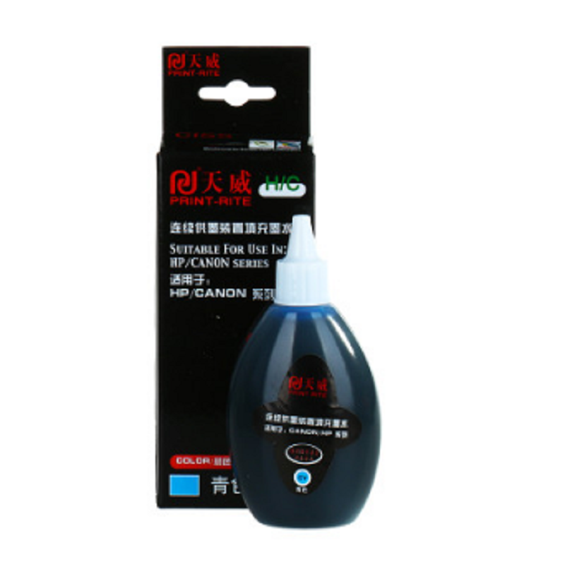 天威(PRINT-RITE)CY100ML 蓝色墨水(单位:支) 佳能惠普通用墨水高清大图