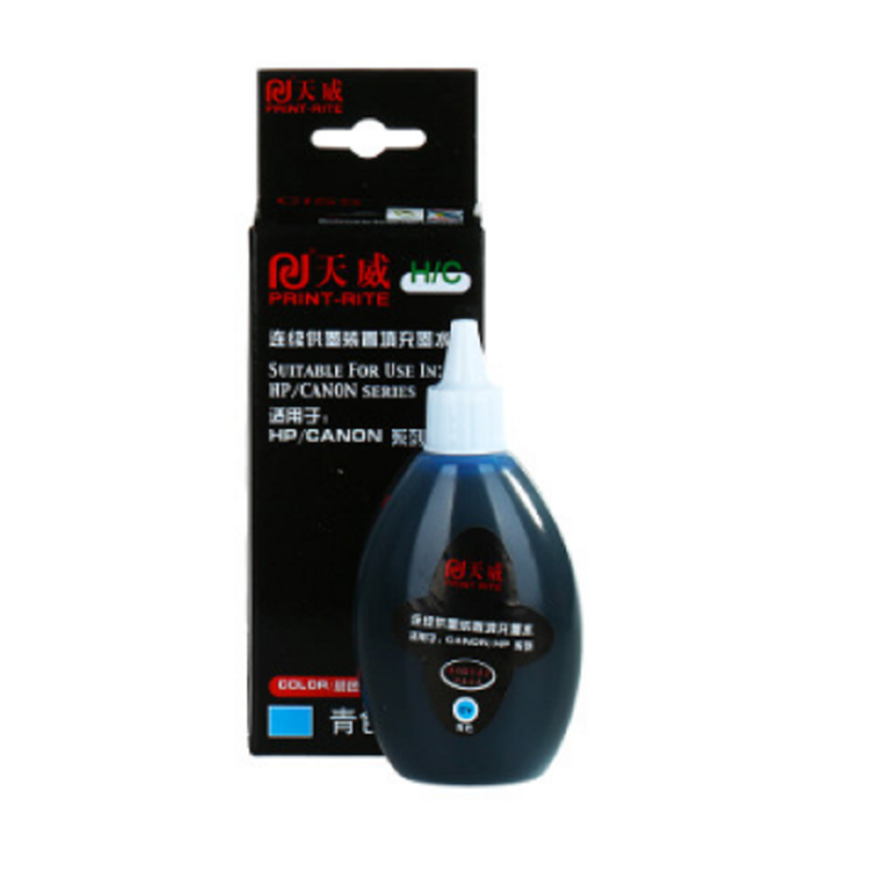 天威(PRINT-RITE)CY100ML 蓝色墨水(单位:支) 佳能惠普通用墨水