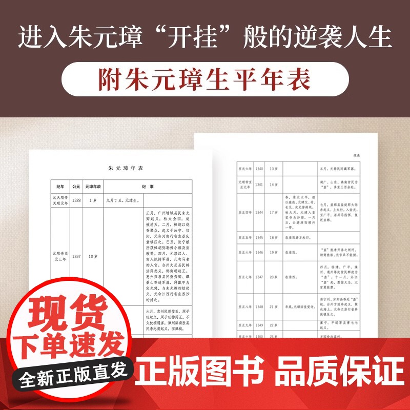 [央视网]朱元璋传 吴晗 史奠基人吴晗呕心沥血二十载,一部从乞丐到皇帝的阶级跃迁史 一部从战术到治术的明初政治录XF高清大图