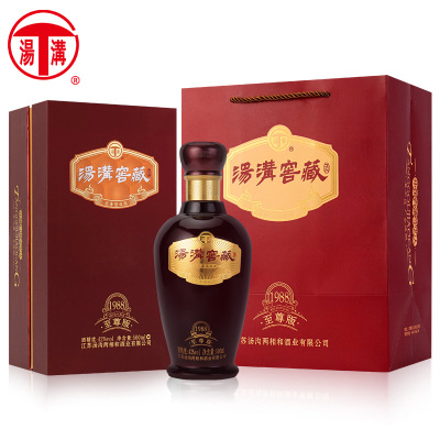 汤沟酒 窖藏1988至尊版 42度500ml 浓香型 白酒 500ml 单瓶装