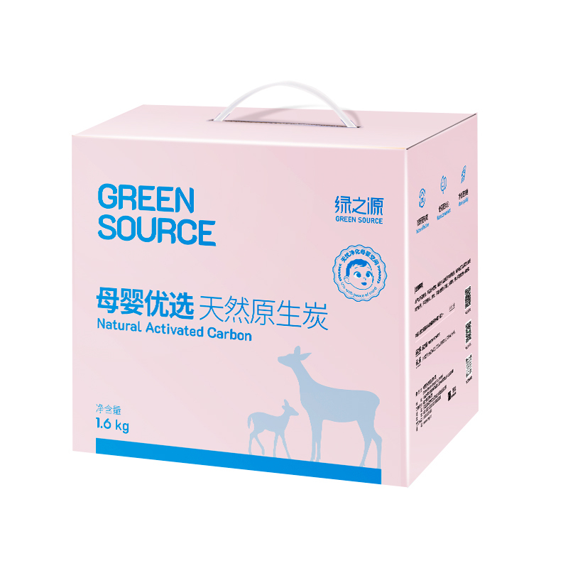 绿之源(GREEN SOURCE) 母婴房原生炭Z-1457 1600g