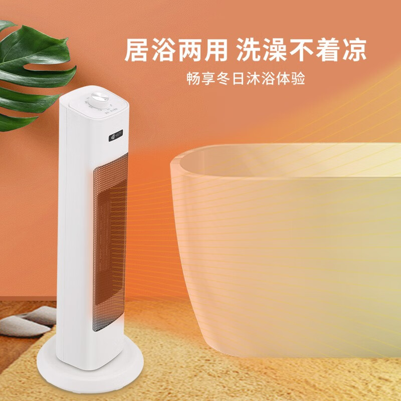 艾青春(AIYOUth)立式暖风机倾倒自动断电可摇头取暖器HHN2202高清大图