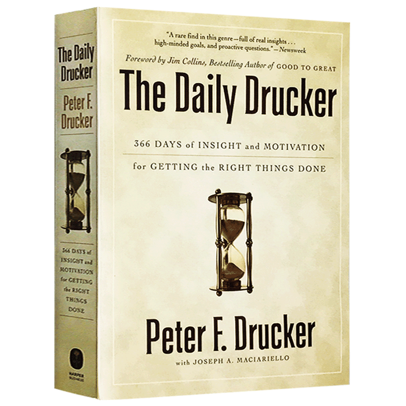 [正版]华研原版 德鲁克日志 英文原版 The Daily Drucker 全英文版管理学进口书 行动手册366天的洞高清大图