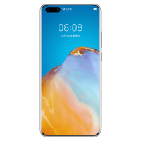 华为/HUAWEI P40 Pro 8GB+256GB 零度白 麒麟990 5G SoC芯片超感知 徕卡四摄 50倍数字变焦 四曲满溢屏 移动电信联通5G全网通手机