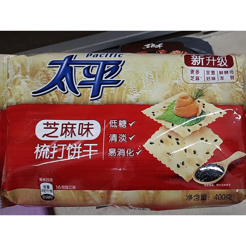 太平梳打饼干奶盐味 400g